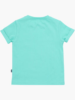 Футболка с принтом UD 0730 бир-зел/бел - Mini maxi фото 3