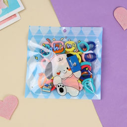 Резинка для волос Хорошие пожелания (набор 50 шт) пёсик, 2 см, микс