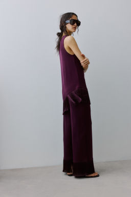 Top asim?trico con flecos - H&m фото 4