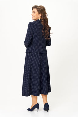 Костюм Svetlana Style 2174 синий+горох