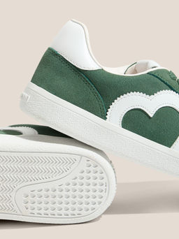 Женские кеды LOVE MOSCHINO CLOUD LOVE Артикул 4562502, серовато-зеленый  фото 3