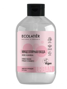 Ecolatier URBAN Вода мицеллярная д/снятия макияжа Цветок орхидеи&Роза 600мл