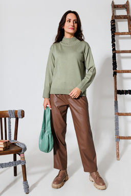 Джемпер KOKOdea BAZA степной  фото 5