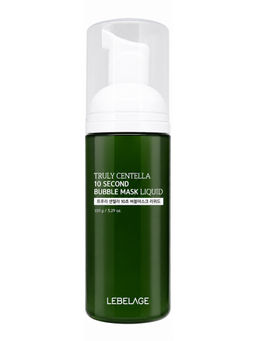 Lebelage Пузырьковый тонер-маска для лица с центеллой / Truly Centella 10Second Bubble Mask Liquid, 150 г