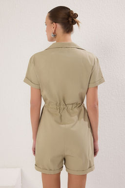 TRENDYOLMILLA Tas Baglama Detayl? Gabardin Super Mini Dokuma Tulum TWOSS22TU00007 фото 4
