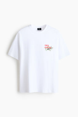 Camiseta con motivo estampado Loose Fit - H&m фото 2