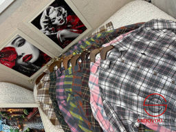 Рубашка женская в клетку