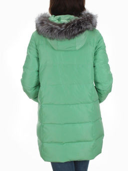 15113 GREEN Куртка зимняя облегченная женская (150 гр. холлофайбер) - Fashion фото 5