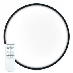 Светильник светодиодный управляемый с пультом 80W, Max. 5600Lum, 3000К-6500K, IP20, черный AL5800 R