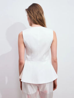 Приталенный жилет с баской ZR2605022501-1 / Zarina