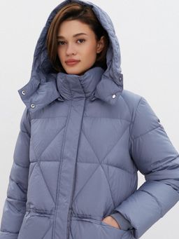 Conso/WDL 220523 - dusty blue Пуховое Пальто  фото 3