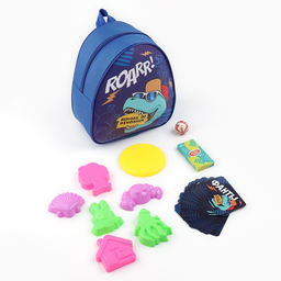 Рюкзак детский с набором для игры в песочнице Дино - NAZAMOK KIDS фото 2