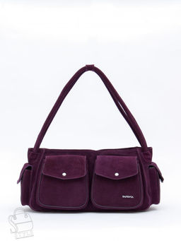 Сумка женская кожаная 91181MSS purple Velina Fabbiano-Safenta