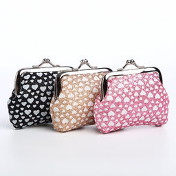 Кошелёк-монетница на фермуаре, 9?1.5?6.5 см, блестящий, с принтом, МИКС