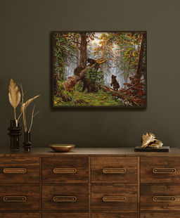 ФРЕЯ GTG-PNB/PL-199 Набор для раскрашивания по номерам 40 х 50 см По мотивам картины Шишкина И. И. Утро в сосновом лесу. 1889. Фрагмент