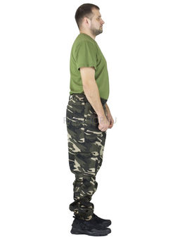 Удлиненный утепленный демисезонный костюм Forest trail D.Multicam для активного отдыха (горка на флисе) - Rax фото 13