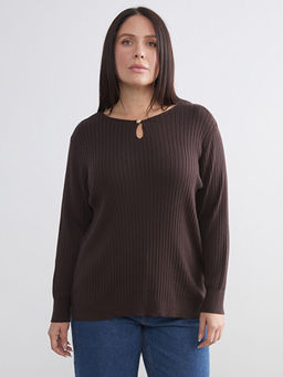 Bisiklet Yaka Kad?n Triko Kazak