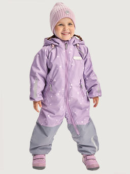 Комбинезон 8м0626 пудра/светло-серый