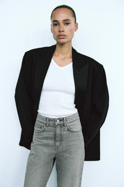 TRF MOM FIT HIGH-WAIST JEANS - Zara фото 43