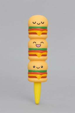 Ручка-сквиш "Hamburger trio"
