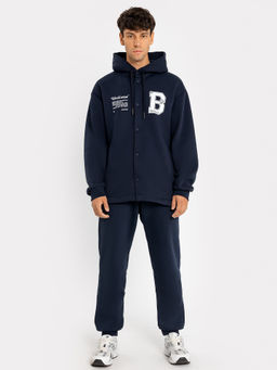 Жакет мужской в темно-синем оттенке с печатью - Mark formelle фото 2