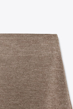 TEXTURED WIDE-LEG TROUSERS - Zara фото 19