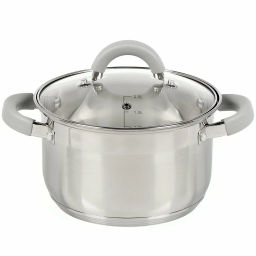 Кастрюля Felicita 2.9л, нерж.сталь, крышка стекло 18х11.5см арт.009387 /MALLONY/  фото 8