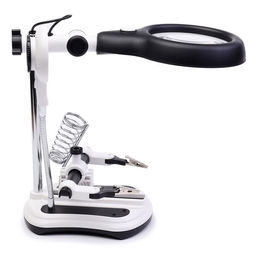 Третья рука для пайки, линза 105, 30, 20 мм, подсветка - Simaland фото 3