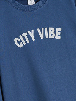 Bisiklet Yaka Uzun Kollu Erkek Ti??rt