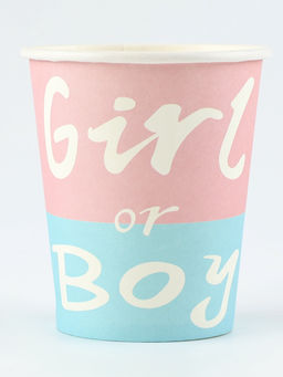 Посуда одноразовая бумажная для праздника Гендер Пати, на 6 персон, 14 предметов - Страна карнавалия фото 7