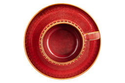 Чашка с блюдцем Comet терракота, 0,18 л - Home & Style фото 4