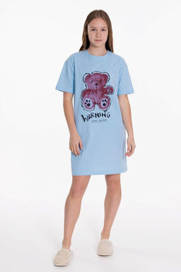 Сорочка М223082Пб голубой