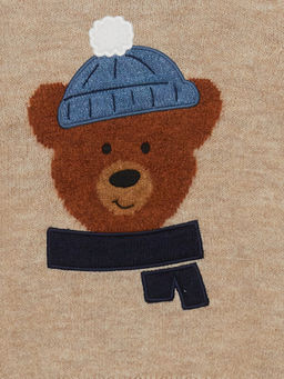 Bisiklet Yaka Uzun Kollu Triko Erkek Bebek Kazak - Waikiki фото 2