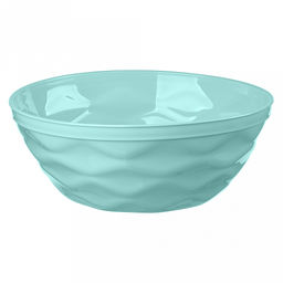Салатник пластмассовый 2,5л, д23,3см, h9см, фактурная поверхность, пищевой полипропилен, светло-зеленый (Россия)