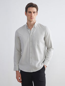 Regular Fit Uzun Kollu Arm?rl? Erkek G?mlek