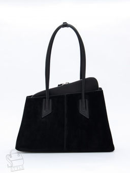 Сумка женская кожаная 6005L black Polina&Eiterou