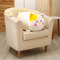 Мягкая игрушка Кот, 70 см, цвет бежевый