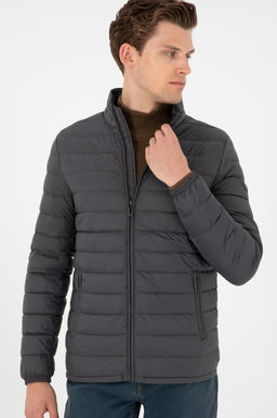 Мужское пальто антрацитового цвета Неожиданная скидка в корзине - U.s. polo assn фото 3