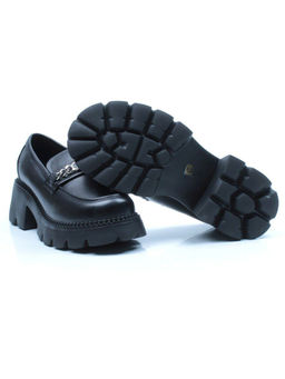 03-5939 BLACK Лоферы женские (натуральная кожа) - Фабричный китай фото 16