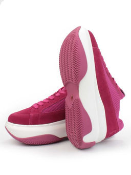 05-A9000-6 PINK Кроссовки женские (натуральная замша)