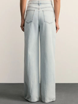 Джинсы wide leg с высокой посадкой / Zarina фото 4