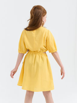 Платье хлопковое с разрезами Мимоза 7+ - Bungly фото 6