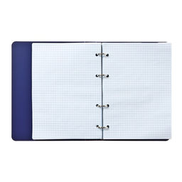 Тетрадь на кольцах, в клетку, 120 листов Синяя, пластиковая обложка, блок офсет - Calligrata фото 5
