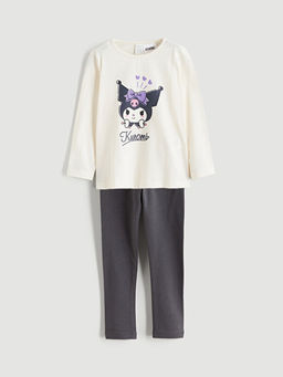 Kuromi Lisansl? K?z Bebek Sweatshirt ve Tayt