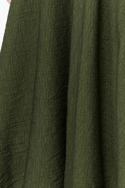 TRENDYOLMILLA Turuncu A Kesim Gomlek Yaka Gipeli Midi Dokuma Elbise TWOSS21EL1023  фото 14