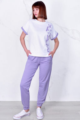 Арт. 2357 Костюм с брюками женский 44-52 (5 шт) Цвет:верх- полынь, низ- полынь - Калинка фото 16