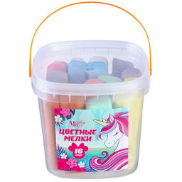 Набор цветных мелков Минни и Единорог, 16 штук, 8 цветов - Disney фото 7