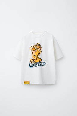 CAMISETA GRAFFITI GARFIELD  PAWS INC / Blanco