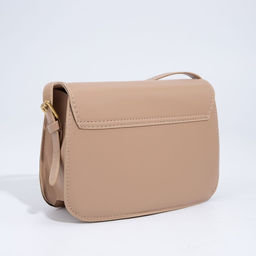 Сумка-мессенджер на клапане, цвет бежевый - Simaland фото 2