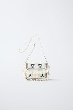 EMBROIDERED CROSSBODY BAG